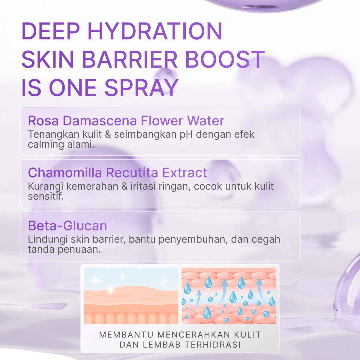 Ozzaskin 3 in 1 Hydrating & Glass Skin foto 8