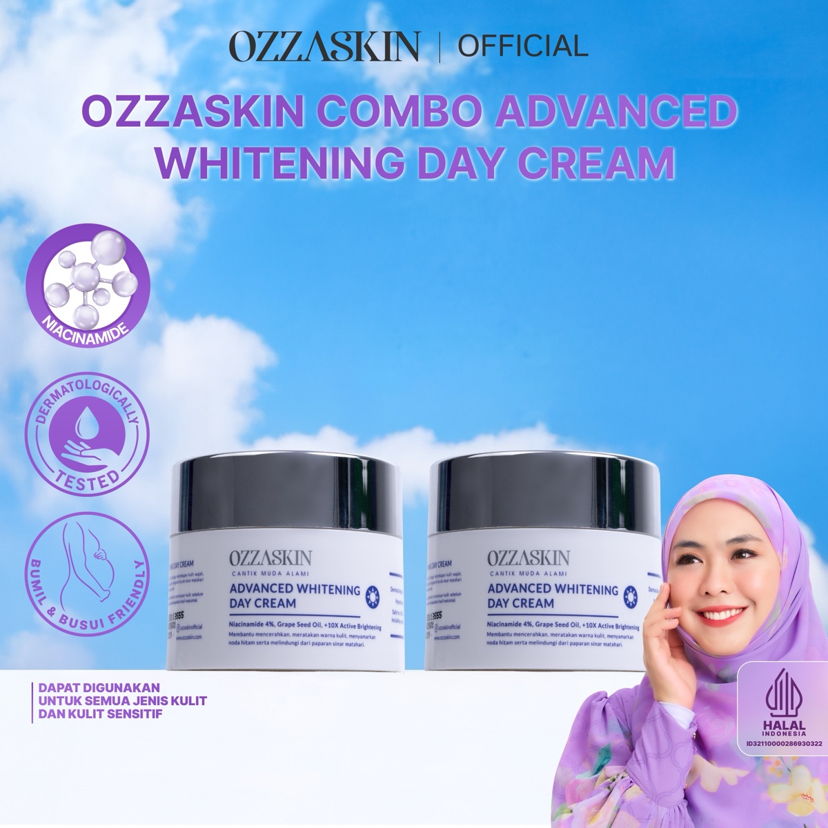 Ozzaskin Advanced Whitening Day Cream foto 4
