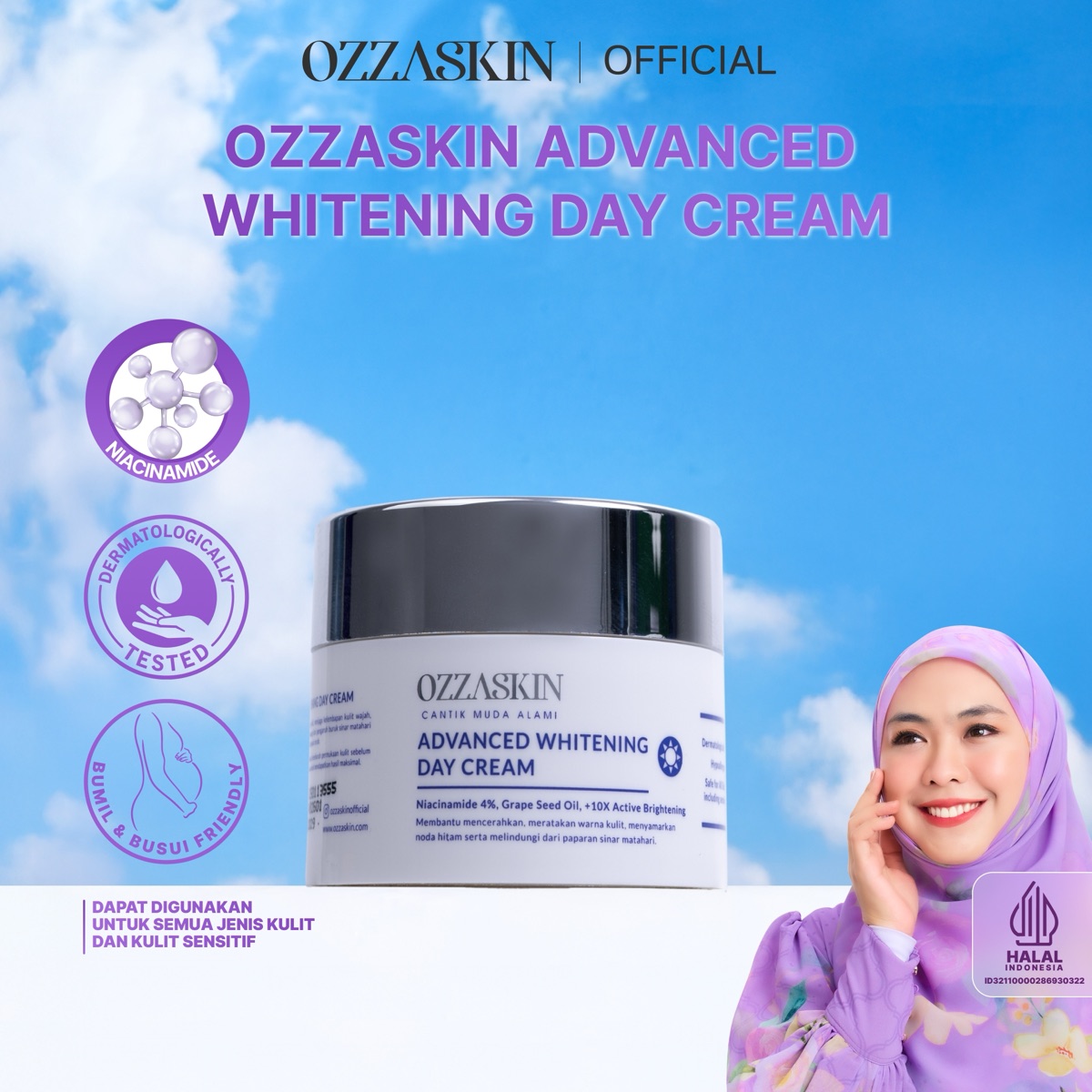 Ozzaskin Advanced Whitening Day Cream foto 5