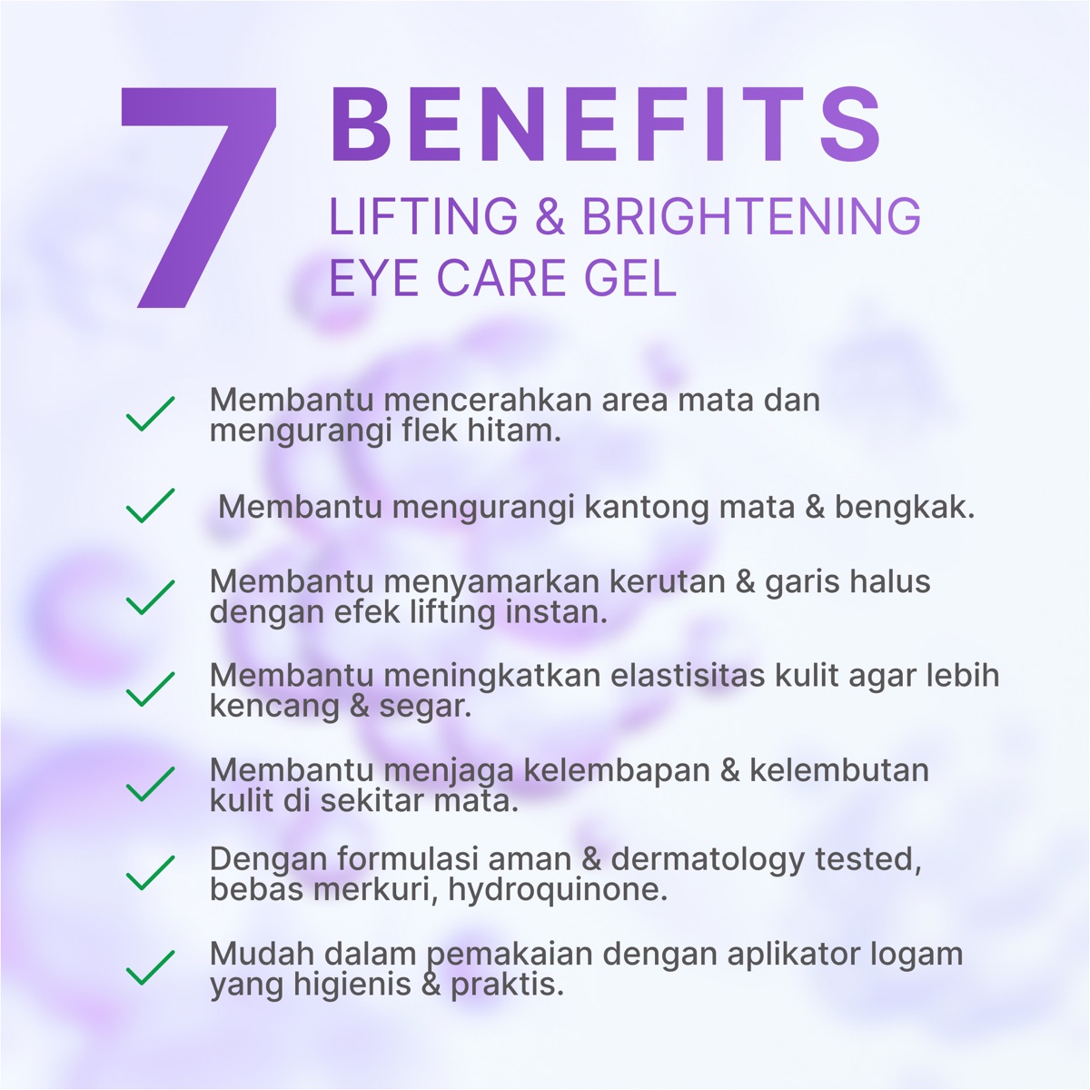 Ozzaskin Lifting & Brightening Eye Care Gel foto 4