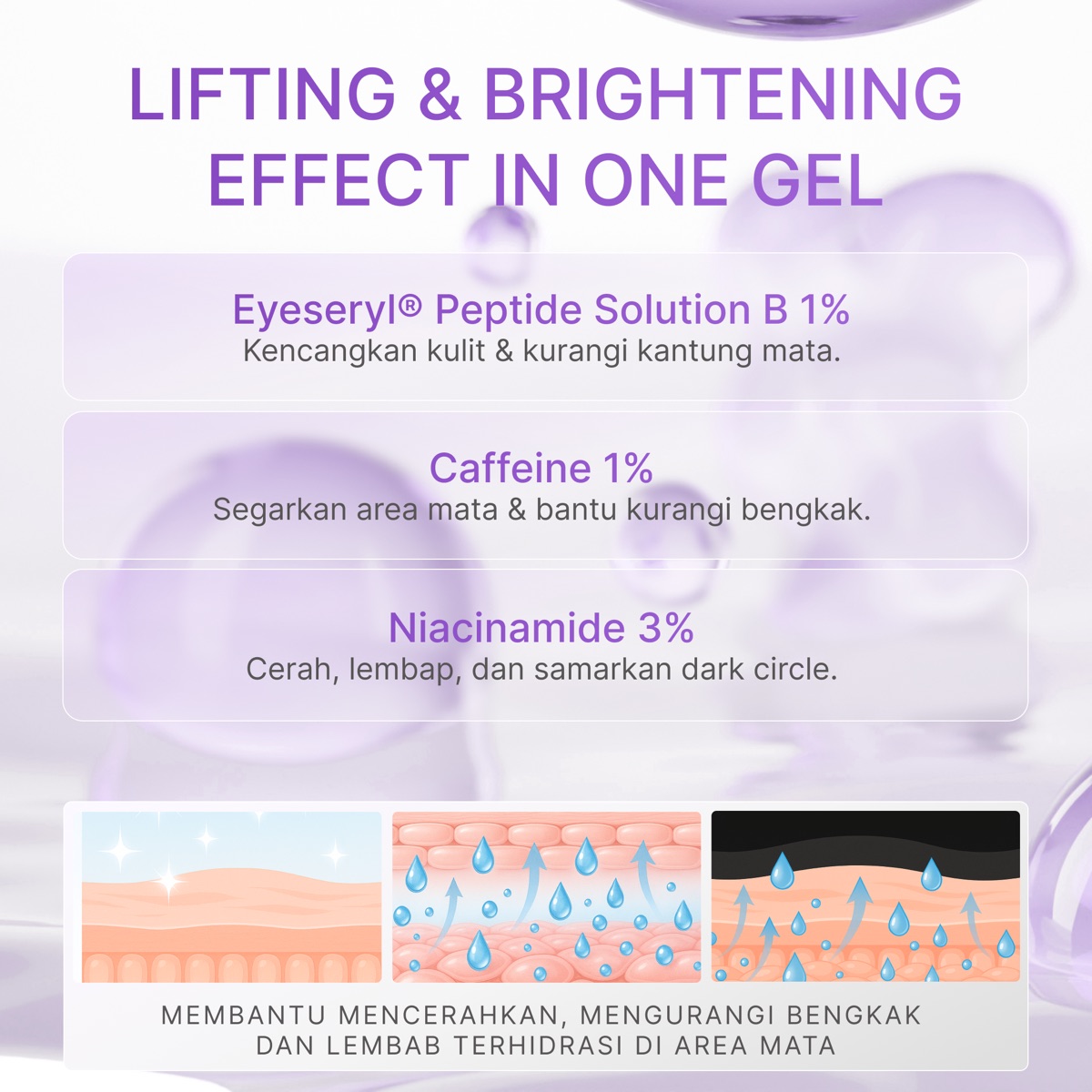 Ozzaskin Lifting & Brightening Eye Care Gel foto 6