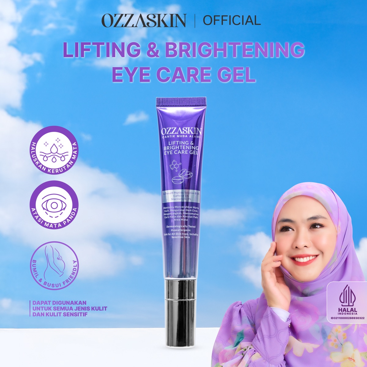 Ozzaskin Lifting & Brightening Eye Care Gel foto 8
