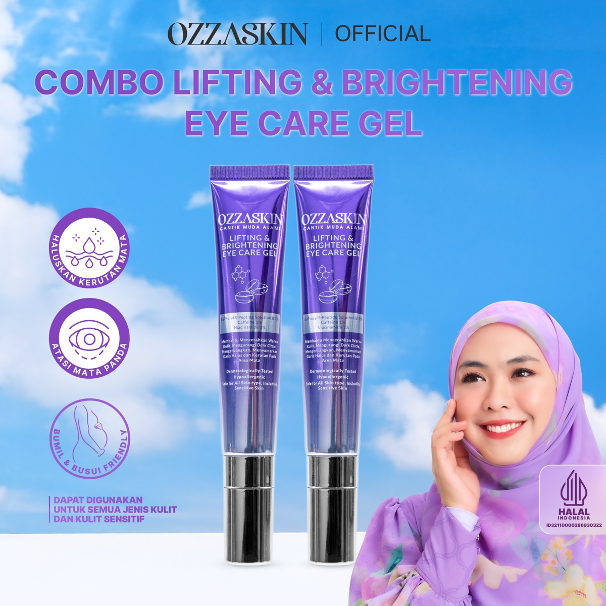 Ozzaskin Lifting & Brightening Eye Care Gel foto 9