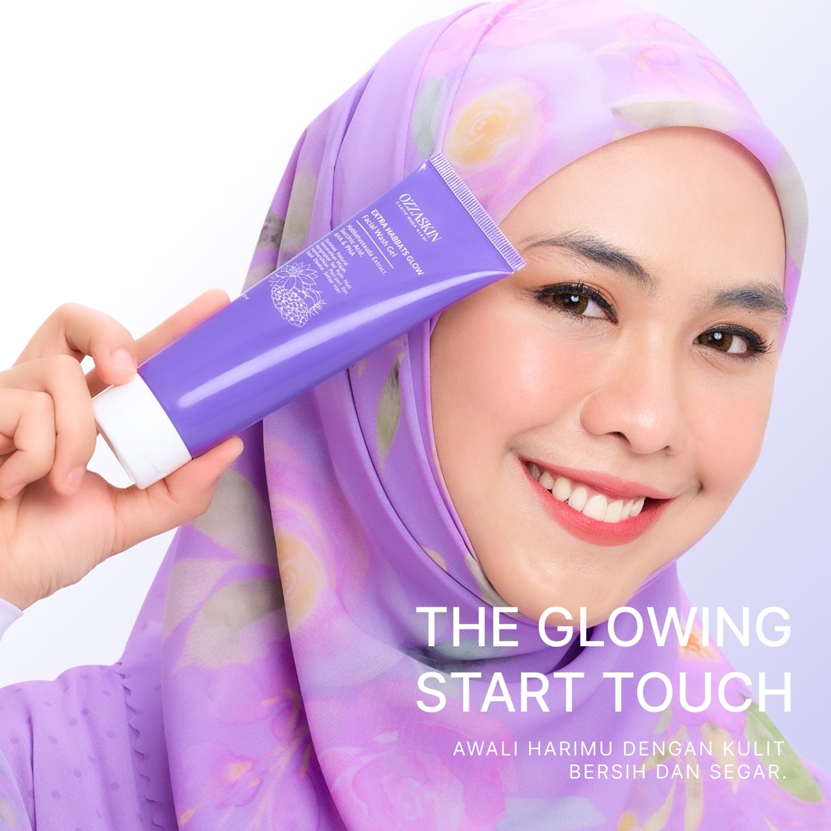 Ozzaskin Pure Habbats Glow Facial Wash Gel foto 9