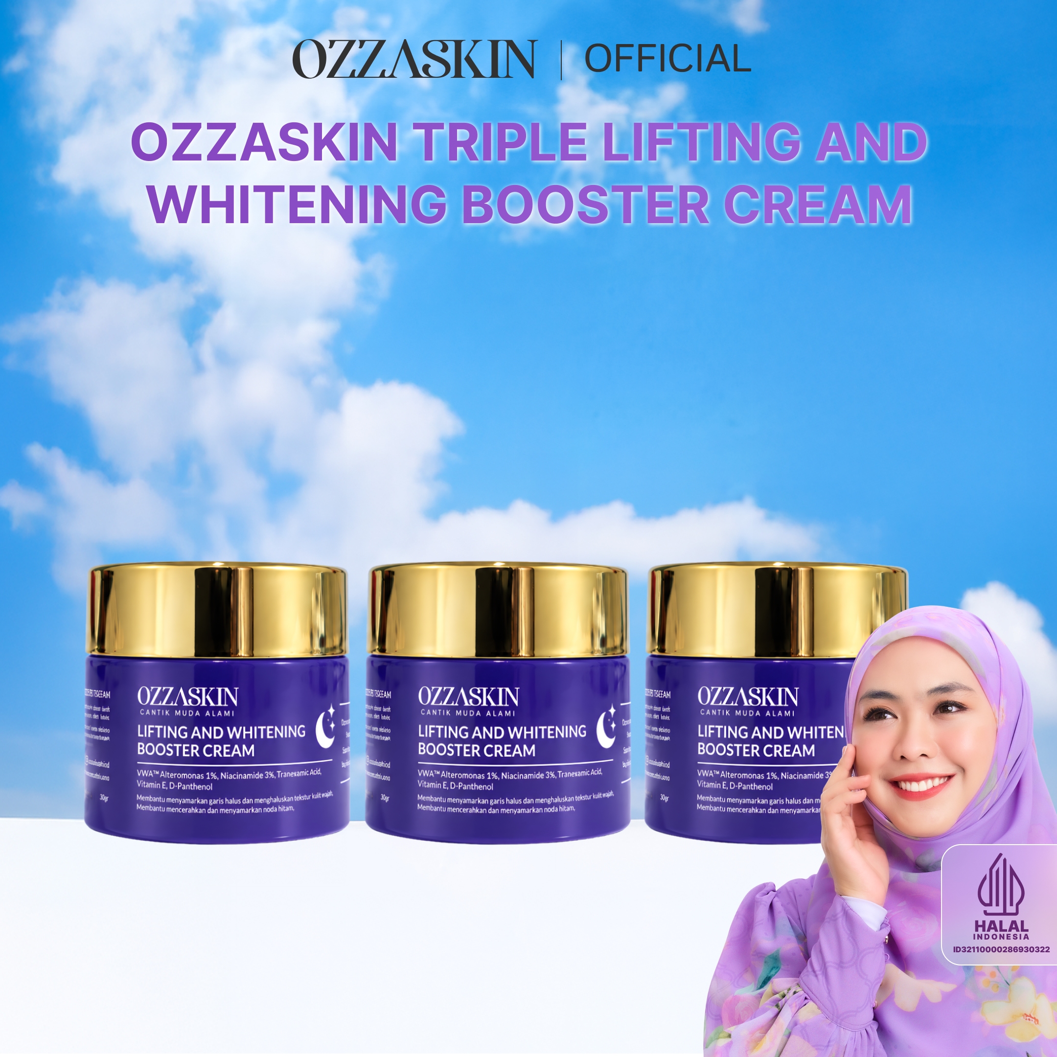 Ozzaskin Lifting & Whitening Booster Cream foto 1