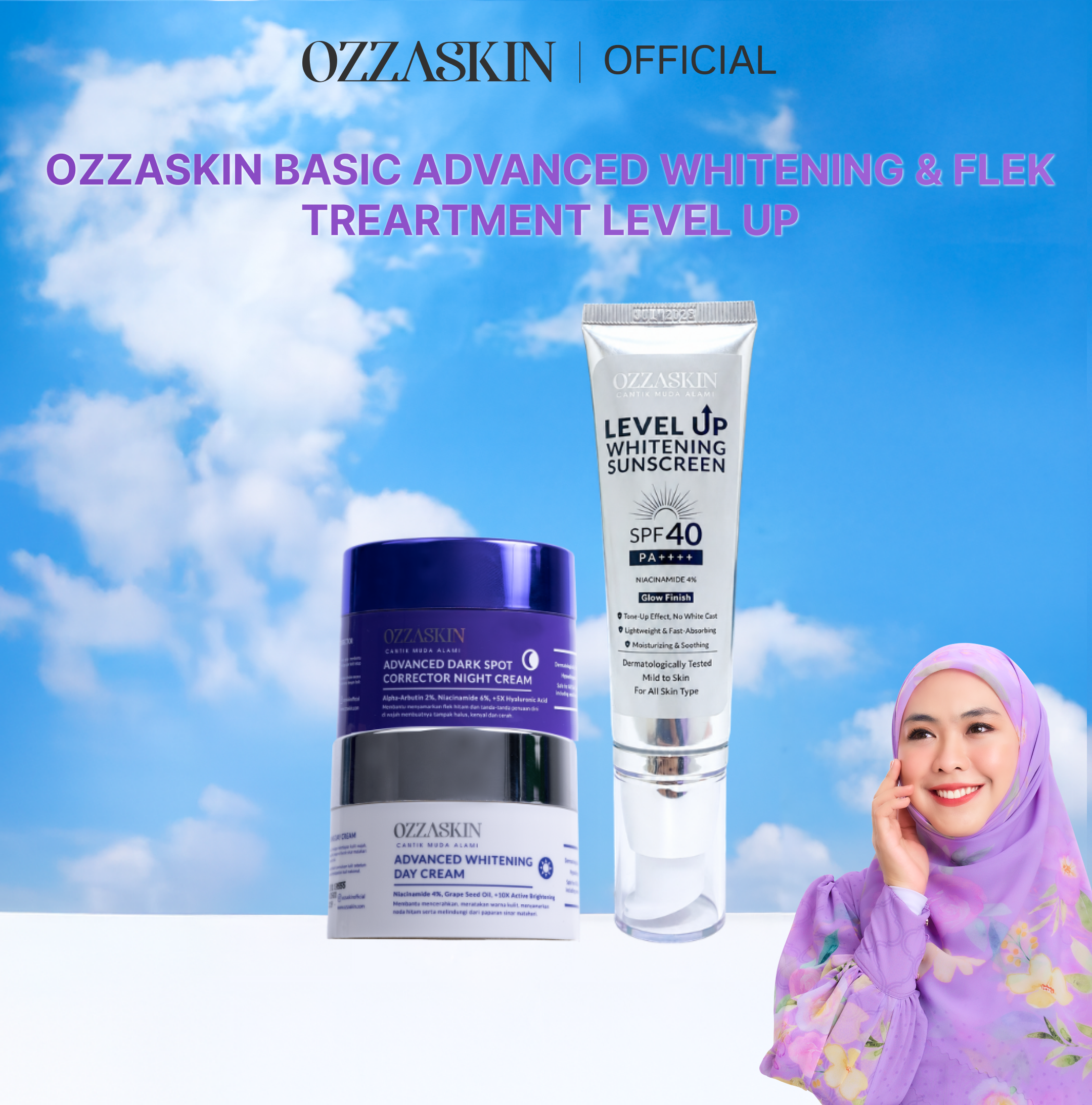 Ozzaskin 3in1 Anti Dark Spot & Glow Skin By Oki Setiana Dewi 